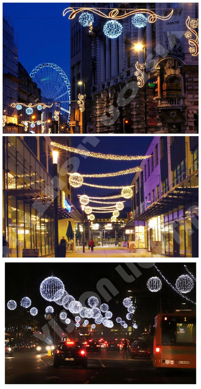 Christmas Large Outdoor LED Sphere Waterproof Foldable Ball Lights