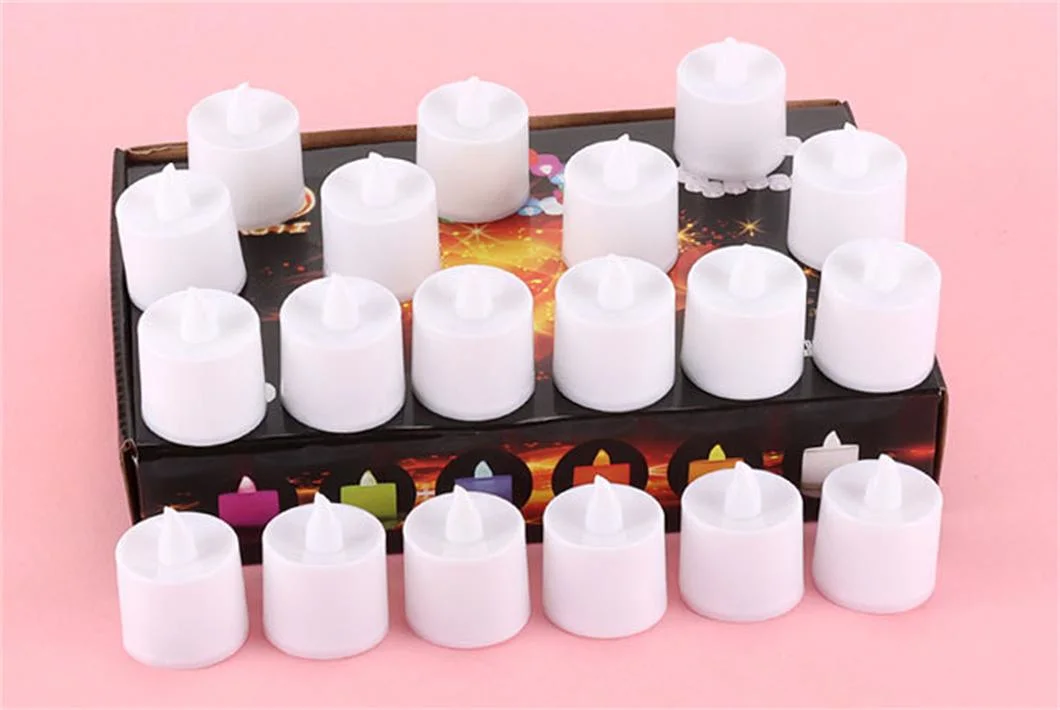 Flickering Bulb Battery Operated Flameless Multicolor Electric Emulational LED Candle Light