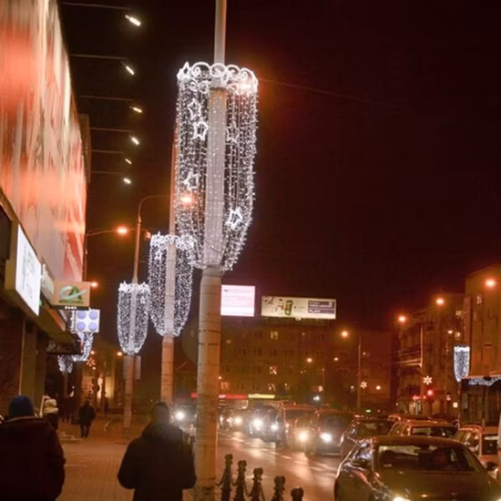 カスタマイズされた吸盤ウィンドウ ステッカー LED クリスマス装飾ライト